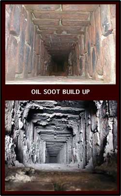 Oil Soot Build Up Northeastern Chimney Oil Soot Build Up Northeastern Chimney