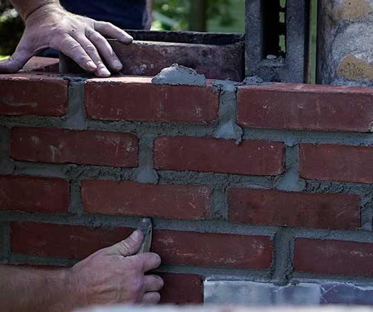 Masonry Work on Crown Repair